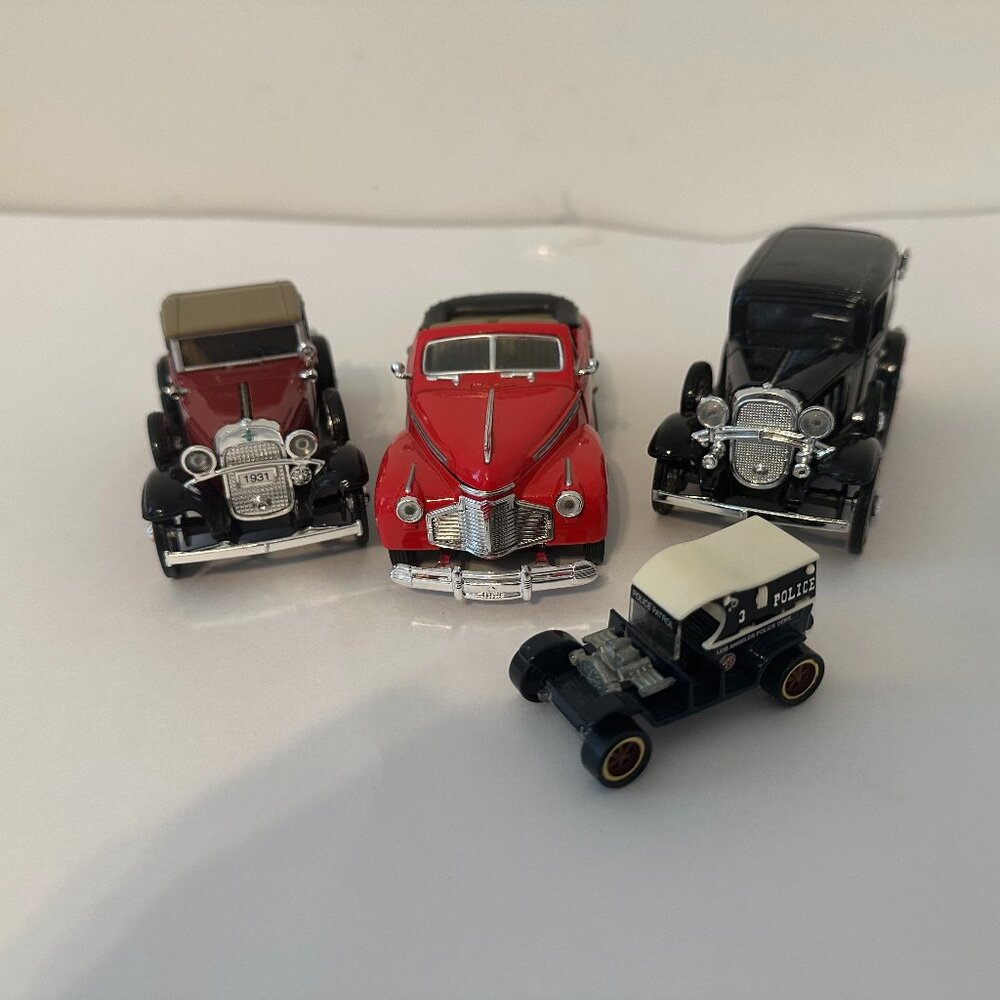 Vintage Four Toy Cars